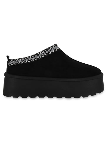 VAN HILL Pantoffeln Livia in Schwarz