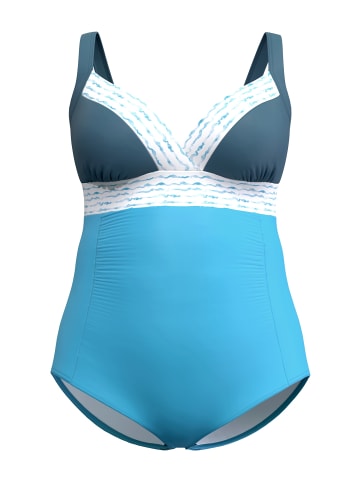 Ulla Popken Badeanzug in türkis