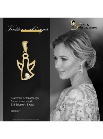 GoldDream Anhänger Gold 333 Gelbgold - 8 Karat Engel Kettenanhänger
