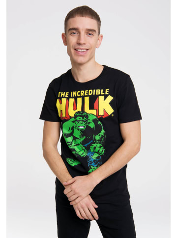 Logoshirt T-Shirt The Incredible Hulk in schwarz