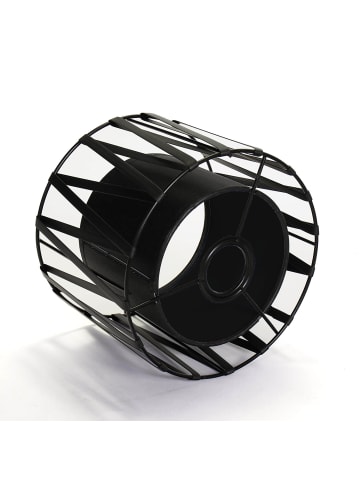 Licht-Erlebnisse Lampenschirm Ø 18 x (H)18 cm in Schwarz