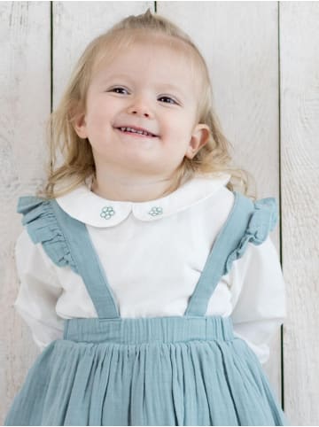 OrganicEra Kinder Bluse in White