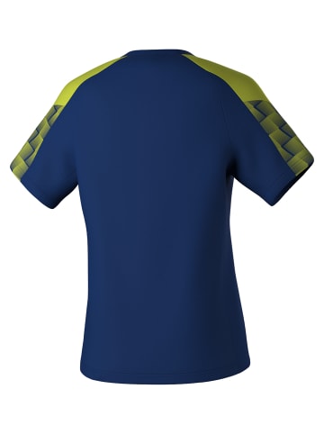 erima T-Shirt in new navy/lime