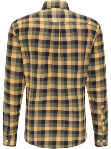 FYNCH-HATTON Casual-Fit Karohemd in Mustard check