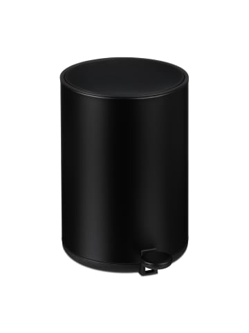 relaxdays Kosmetikeimer in Schwarz - 5 Liter