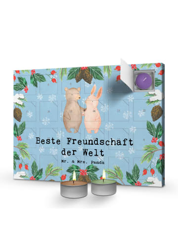 Mr. & Mrs. Panda Duftkerzen Adventskalender Hase Beste Freundsch... in Eisblau