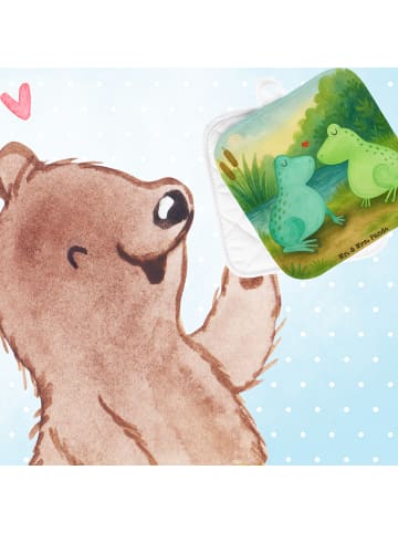 Mr. & Mrs. Panda Hitzeschutzhandschuhe Frosch Liebe Design ohne ... in Weiß