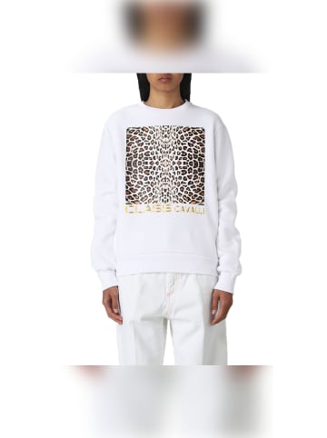 cavalli CLASS Cavalli Class Sweatshirt weiß Damen