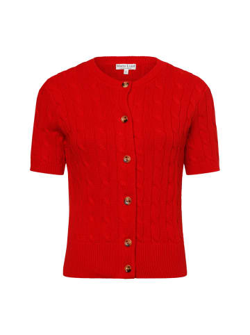 Marie Lund Strickjacke in rot - 0003