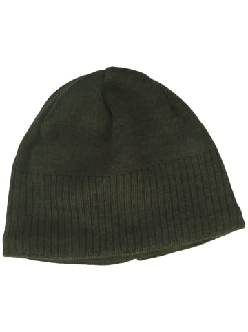 BREITER Strickmütze in grün