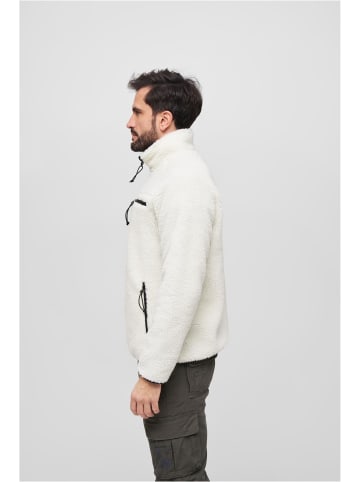 Brandit Zip-Kapuzenpullover in white