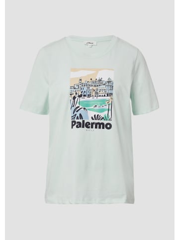 s.Oliver T-Shirt in 60D5_ozeangrün