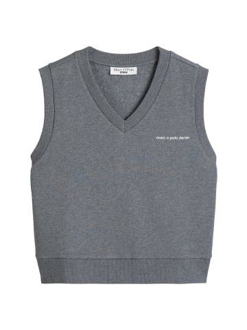 Marc O'Polo DENIM Sweat-Pullunder im College-Stil regular in Asphalt Melange