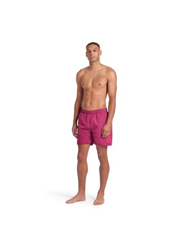 Arena Badeshorts Fundamentals Logo R in Dunkelrot