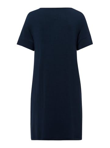 Hanro Nachthemd Natural Elegance in deep navy