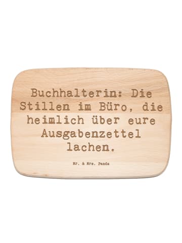 Mr. & Mrs. Panda Holzbrett Spruch Buchhalterin Humor mit Spruch in Transparent
