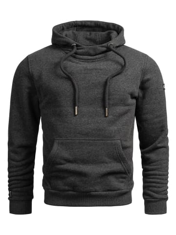 Alessandro Salvarini Hoodie AS-295 in Dunkelgrau