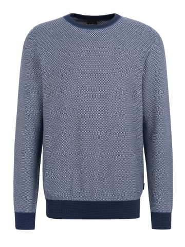 Bugatti Pullover Rundhals in dunkelblau