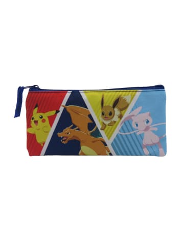 Pokémon Schreibwarenset mit 3 Fach Federmäppchen 5 teilig
