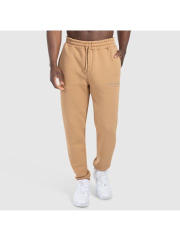 SMILODOX Jogginghose Levio in Hellbraun