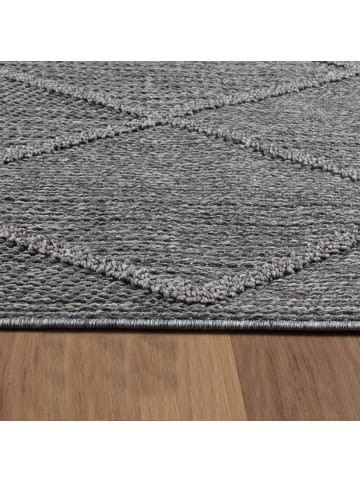 KADIMA DESIGN Teppich Outdoor Waschbar Berber IMST Strapazierfähig OEKO-TEX in Grau