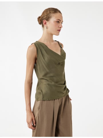 KOTON BLUSE SS in Khaki
