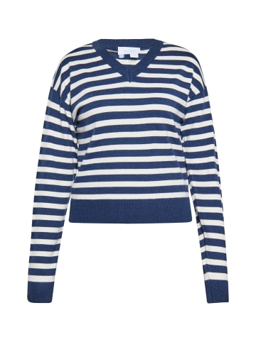 usha BLUE LABEL Damen Pullover in MARINE WEISS
