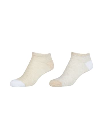 camano Sneakersocken 4er Pack silky touch in Weiß