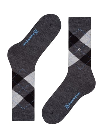 Burlington Socken Marylebone in Anthra mel