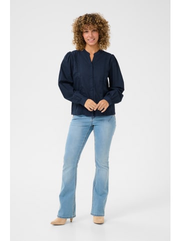 Cream Langarm-Bluse CRJassi Regular fit in Navy Blazer