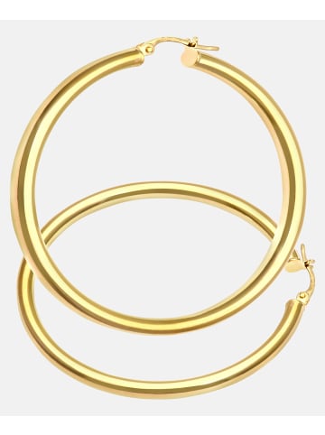 Vanlere Creolen aus 375 Gelbgold