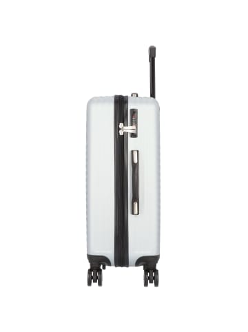 mano Don Carlo 4-Rollen Trolley 67 cm in silber