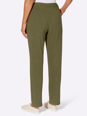 Sieh an! Fleecehose in oliv