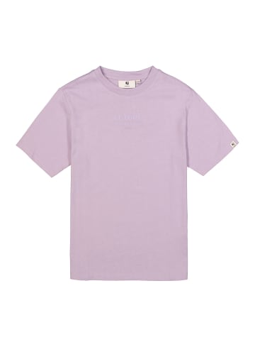 Garcia Basic T-Shirt Baumwolle Kurzarm in misty lilac