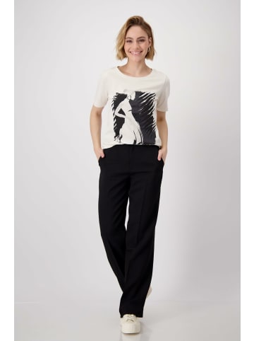 monari Rundhals T-Shirt für Damen in uni