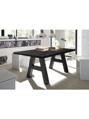 58 aufm Kessel ESSTISCH ausziehbar Elia 7 160 x 90 x 75 Esszimmertisch Schwarzstahl