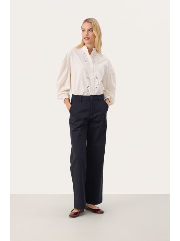 PART TWO Casual Hose BelmePW Classic fit in Dark Navy