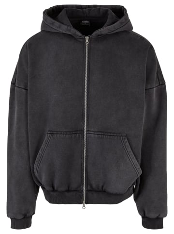 Urban Classics Zip-Kapuzenpullover in black