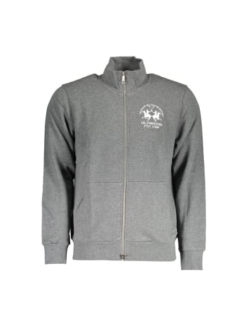 La Martina Graues Baumwoll-Sweatshirt