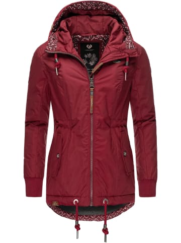 ragwear Winterjacke Danka II Intl. in Wine Red