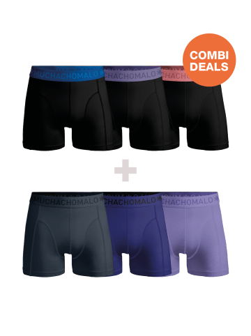 Muchachomalo 6er-Set: Boxershort in Mehrfarbig - für Herren