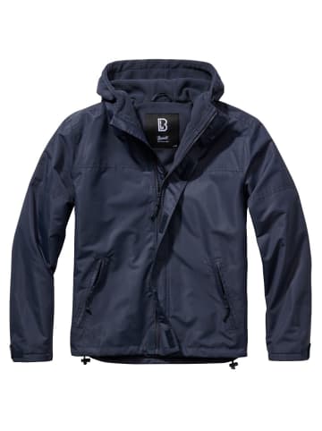 Brandit Jacke "Frontzip Windbreaker" in Grau