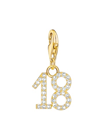 Thomas Sabo Charm-Anhänger in gold, weiß