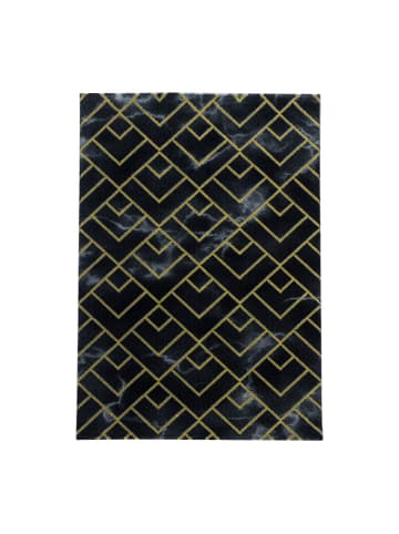 Teppich Boss Kurzflor Teppich Nauro Goldfarbe