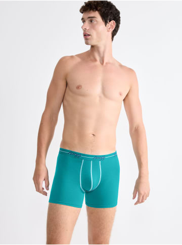 Sloggi Langer Boxer Blue Start in TURQUOISE - LIGHT COMBINATION