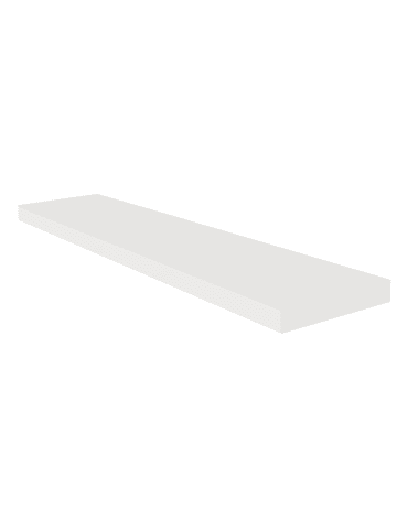58 aufm Kessel WANDBOARD Elif 90x24x4 Bücherregal Wandregal weiß matt lack