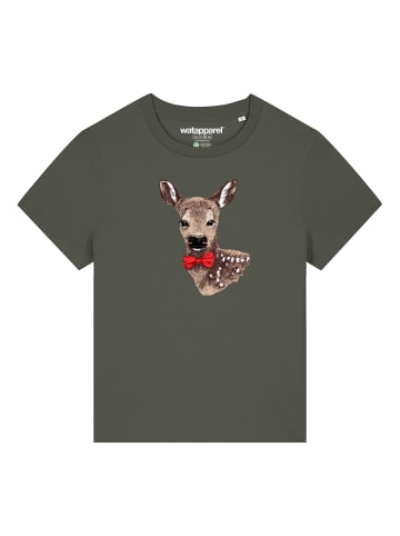 wat? Apparel T-Shirt Rehkitz in Khaki