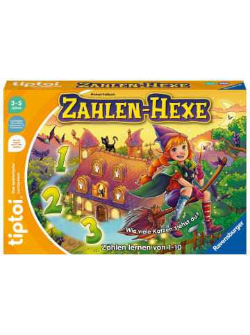 Ravensburger Ravensburger tiptoi Spiel 00132 Zahlen-Hexe, Zählen lernen von 1 - 10 für...