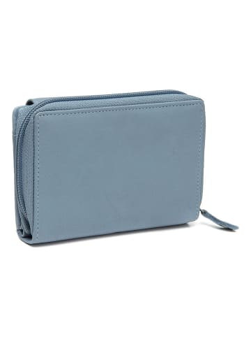 The Chesterfield Brand Orveta Geldbörse RFID Schutz Leder 13 cm skyblue