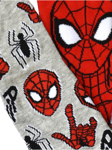Spiderman 3er Pack Marvel Spiderman Socken Strümpfe in Mehrfarbig
